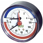 Термоманометр FAR 1/2" 120с 0-4 бар (FA255012)